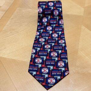 Boston Red Sox MLB 100% Silk Tie By Eagle Wings Neckwear